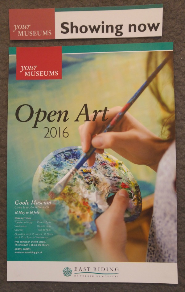 Art exhibition at Goole Museum, East Riding of Yorkshire