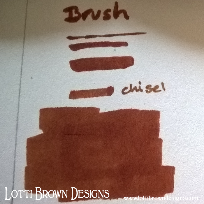 Drawing samples (close up) Brushmarker