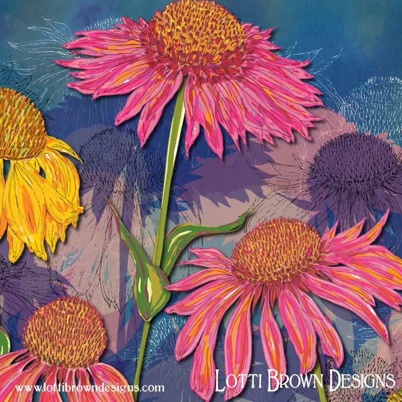 Showing detail from the artwork