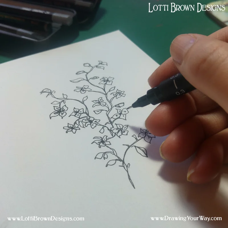 Find your own best drawing materials…