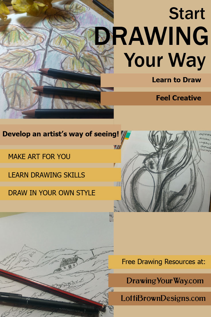 Learn how to draw in your own best way!