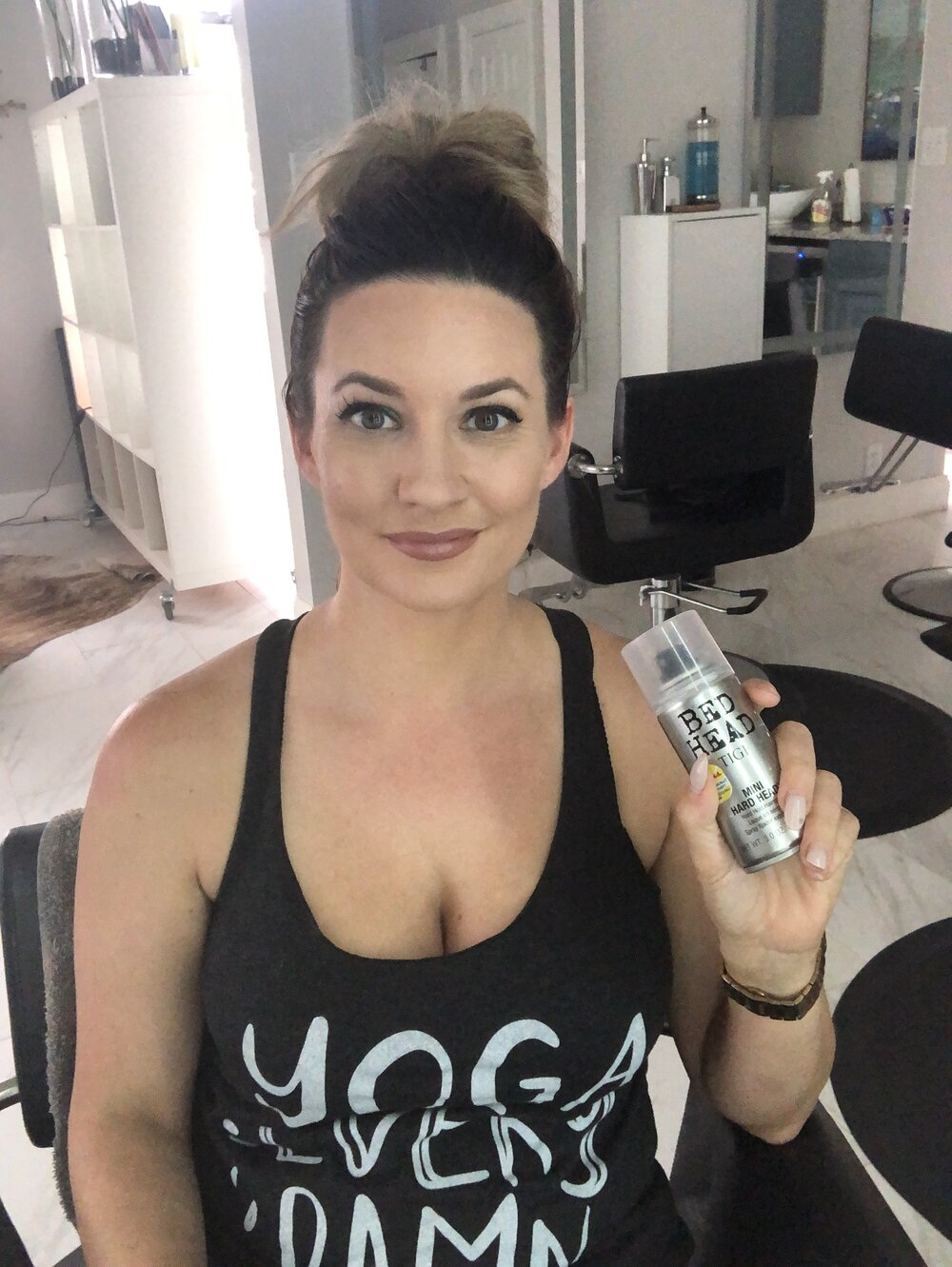No BS Beauty Reviews : Tigi Bed Head Hard Head Hairspray — Tina Rodosta