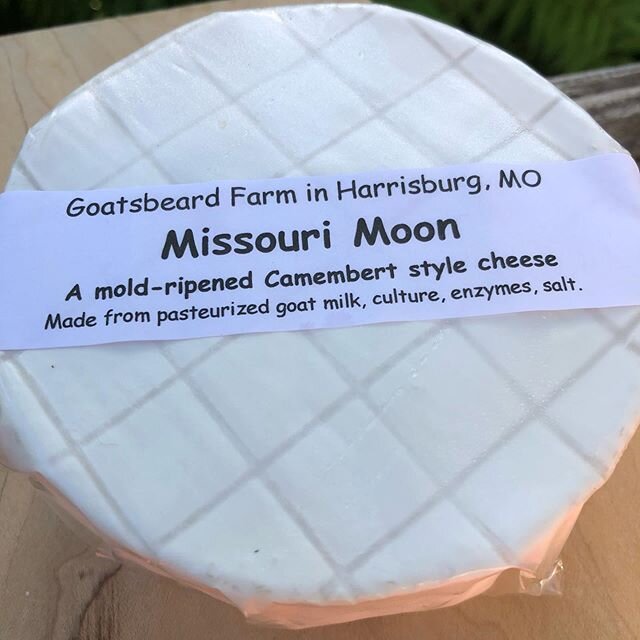Yum- Goatsbeard Farm Camembert, Brie style cheese at Columbia Farmers Market tomorrow for the first time this season.  Check it out 8-12 am- if there&rsquo;s a line, don&rsquo;t worry, it moves quickly!