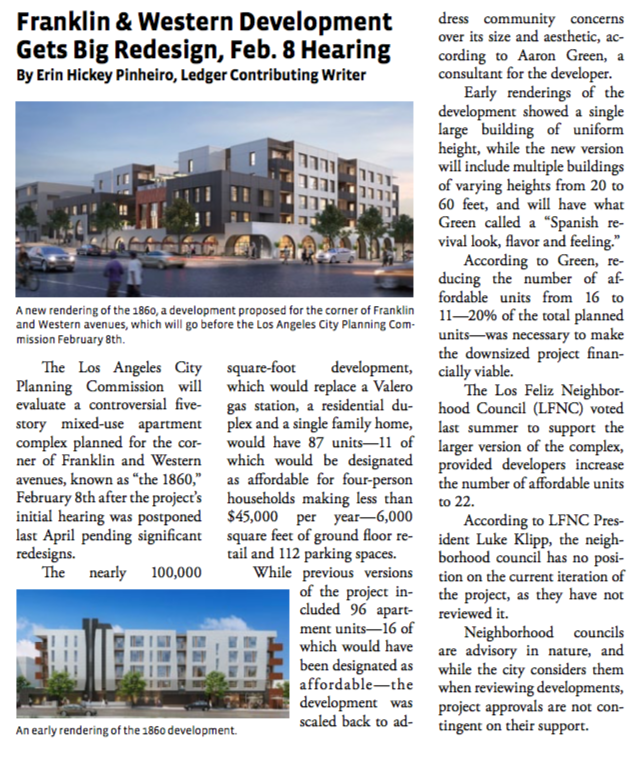 franklin and western development gets big redesign, Feb. 8 hearing