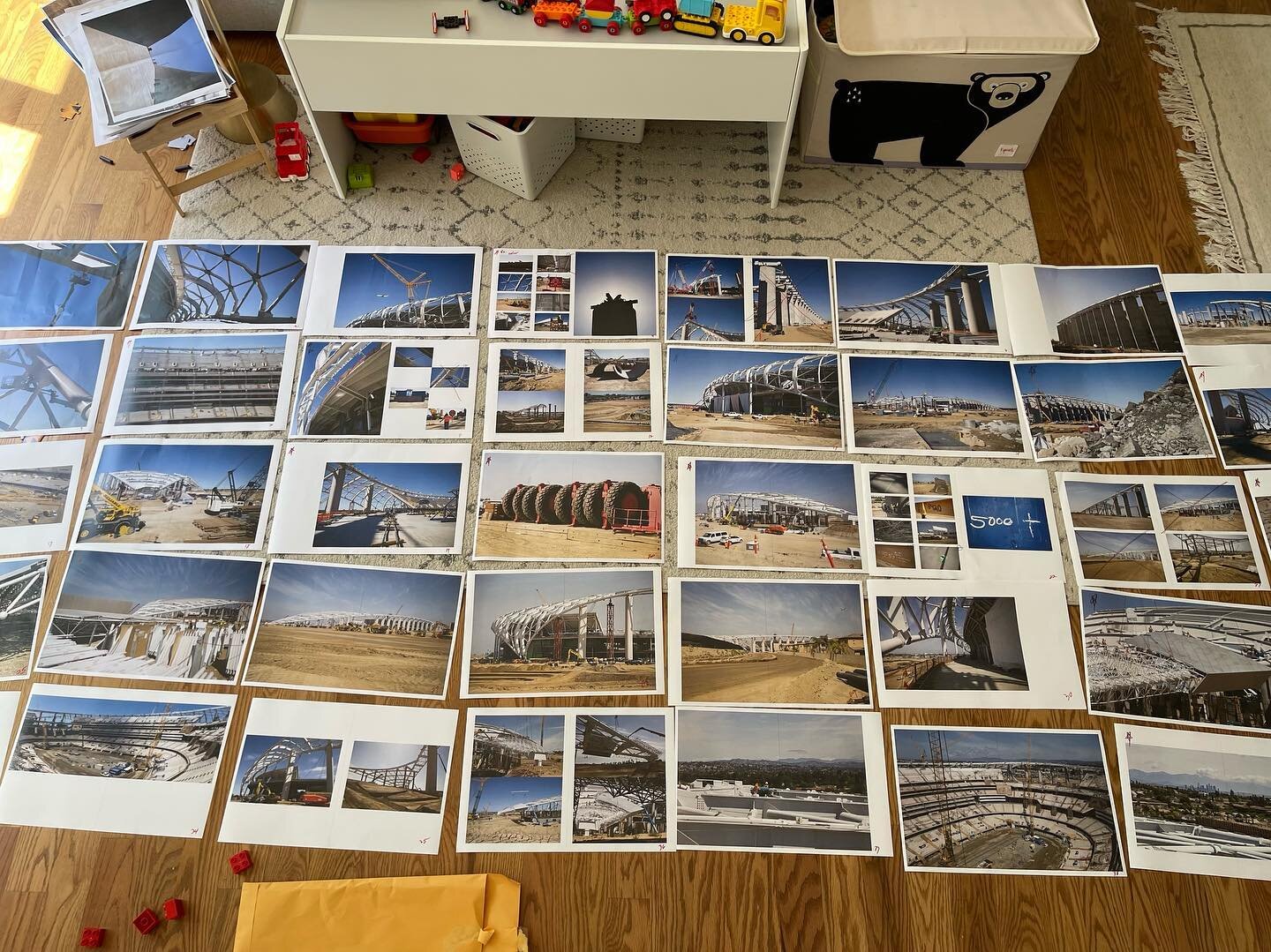 Beginning the final round of edits of a behind-the-scenes photography book on the construction of SoFi Stadium. 
.
I had the good fortune of shooting the project during majority of its construction. 
.
I can honestly say I have never experienced anyt