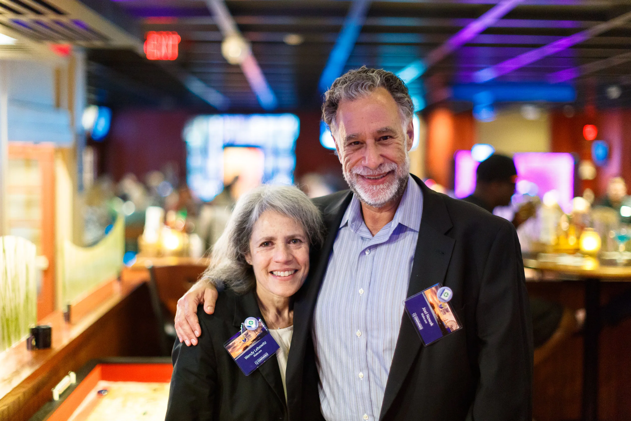 2014 Harry Pinchot Award Winner Joel Nowak of Malecare with wife and women’s support group leader, Wendy Leibowitz