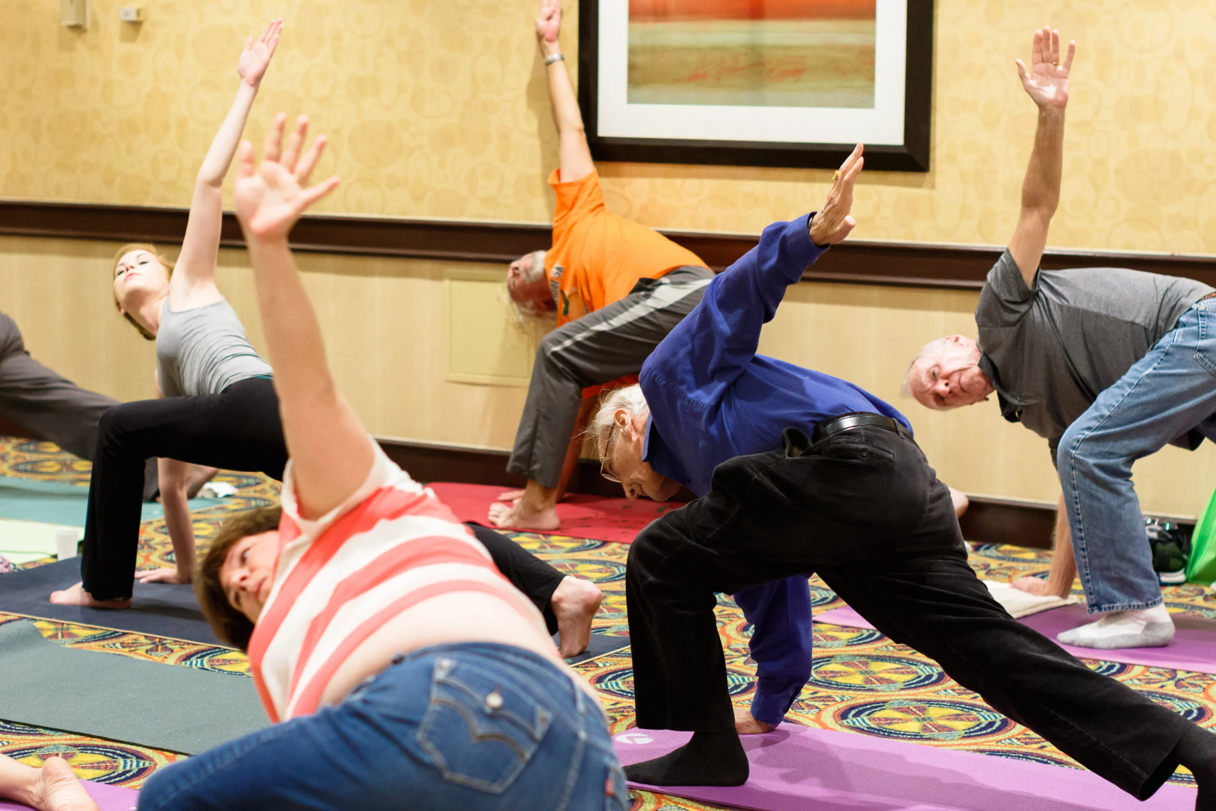 Free yoga session for patients and caregivers