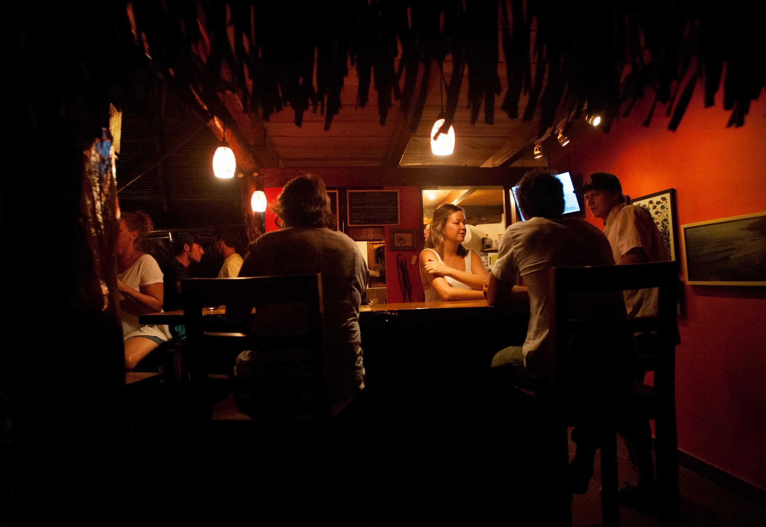 Bar night at La Finca in Cambutal, Panama.
