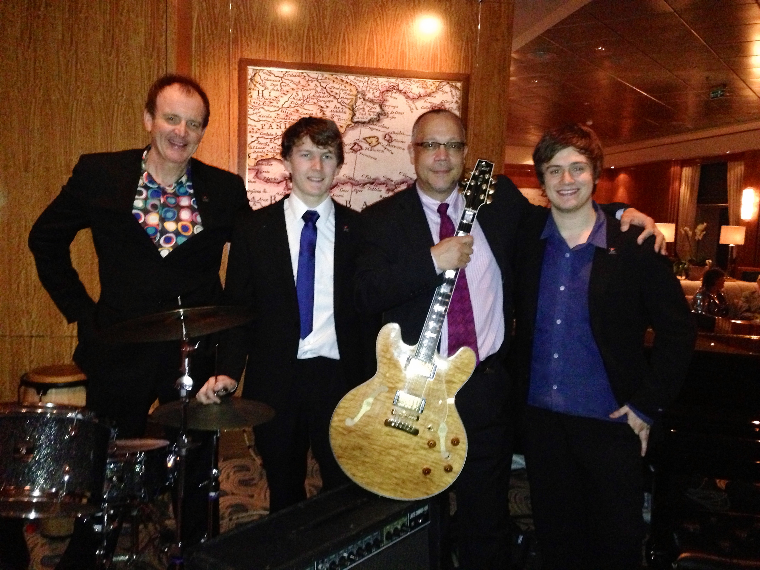 Harry Bolt Trio with Rodney Jones on the Queen Mary 2