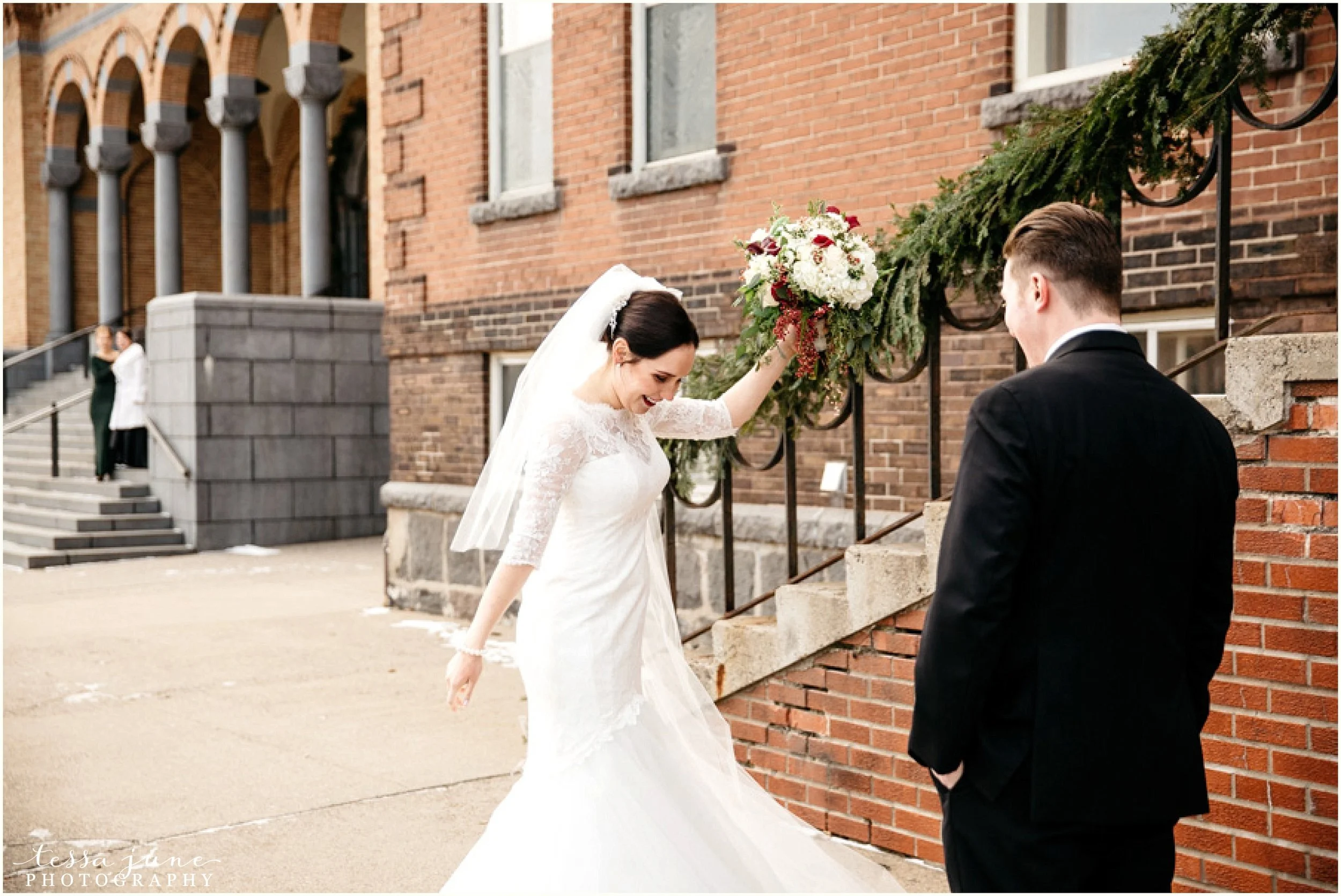 Sammy Cortlan 912 Regency Plaza Winter Wedding Tessa June Photography