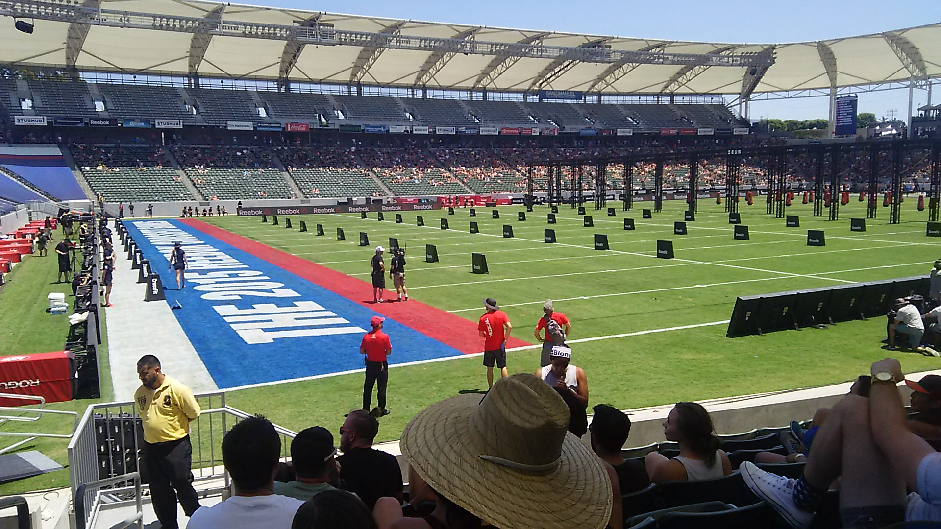 The sprint course at the Games, this event was a cool one to watch.