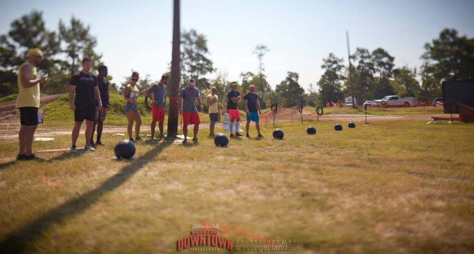 The med ball sprint. Houston DTTD 4