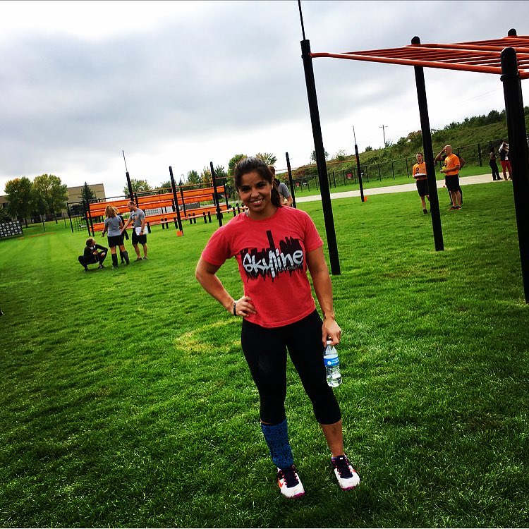 Crystal repping Skyline at Alpha Games in Minneapolis, MN.