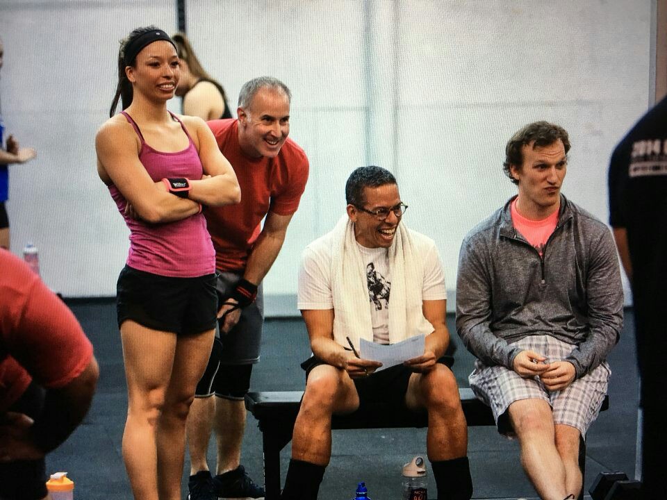 This how you look when you have already finished the workout and now you're watching the others suffer through it.