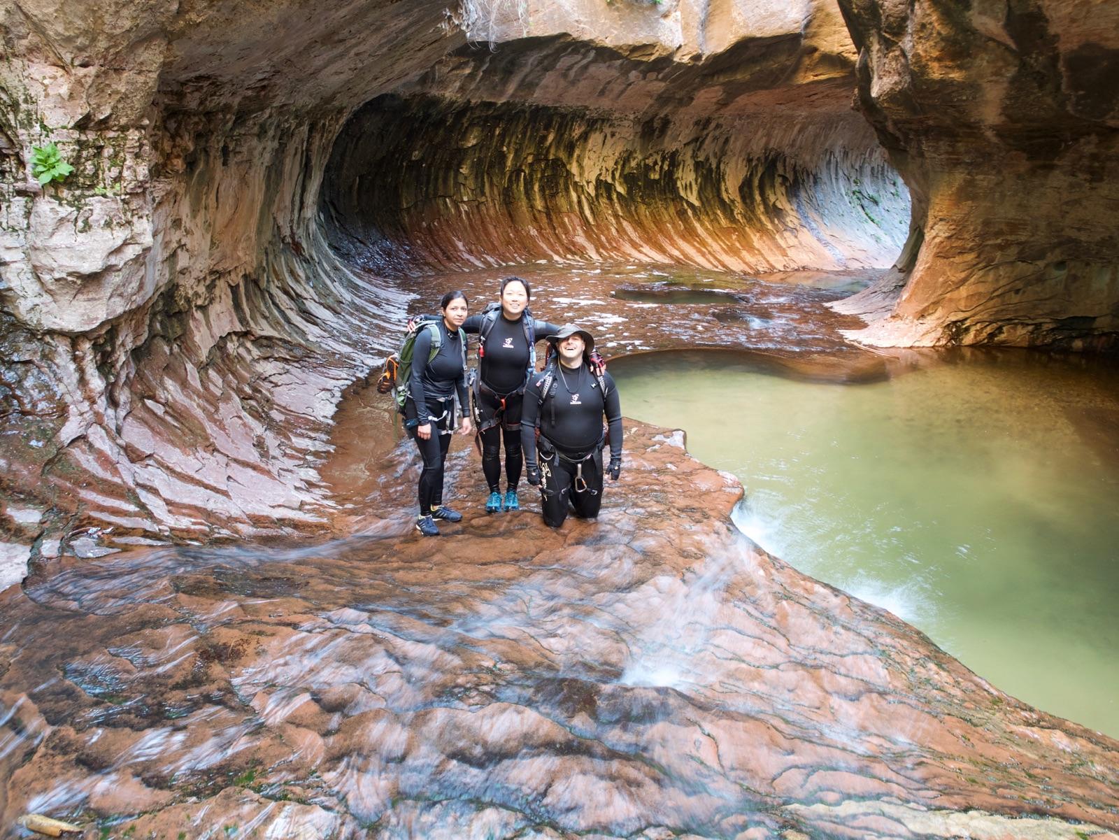 Skyline athletes Jin and Daniel hiked a full day to make it to what they called "The Subway". a rock formation deep down in the Zion Canyon. There is a large percentage of our population that have a hard time climbing a flight of stairs let alone a 13 hour hike into the deepest canyon in the country. This is an awesome accomplishment and a beautiful picture. If any of you have picture of using your fitness outside of the gym please send them to us!