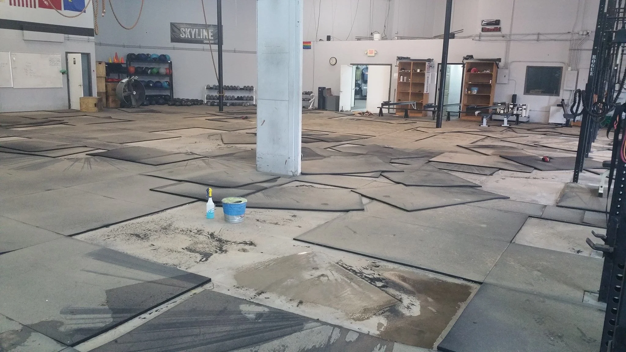 Exactly 1 month ago Hurricane Harvey came through and tried to stop us. We will not be stopped. Lots work has been done in the last 30 days. Thank you all!