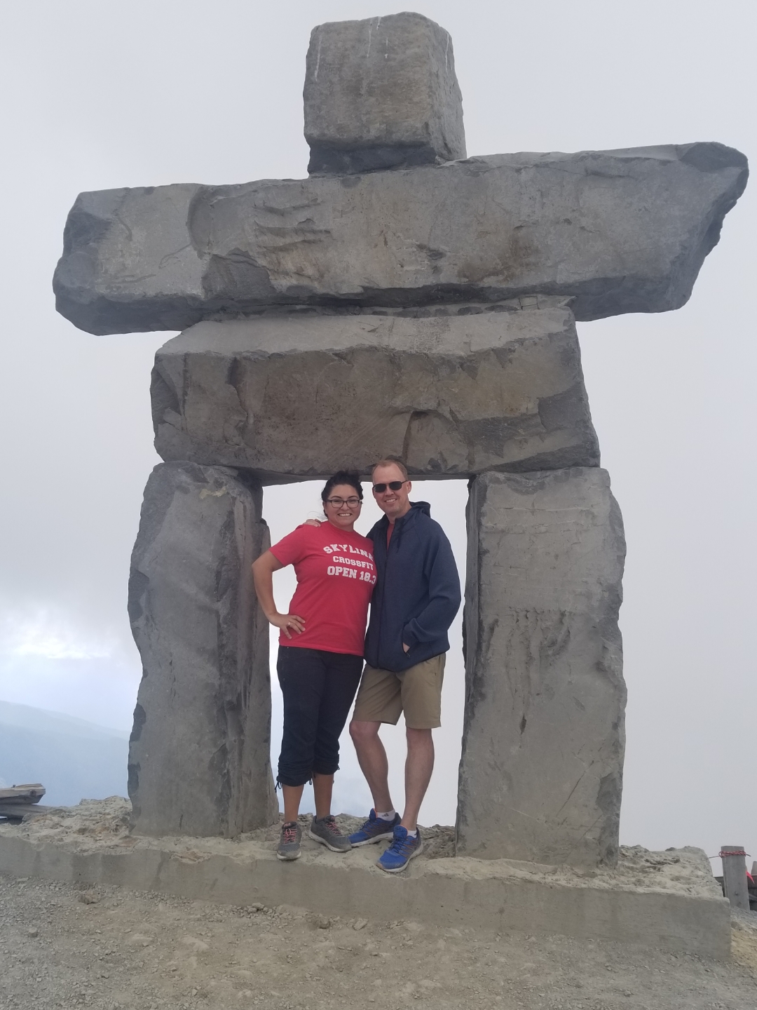 Angie Turner who has also lost weight since signing up with Skyline is enjoying herself with husband in hand all the way up in Whistler, BC, Canada.