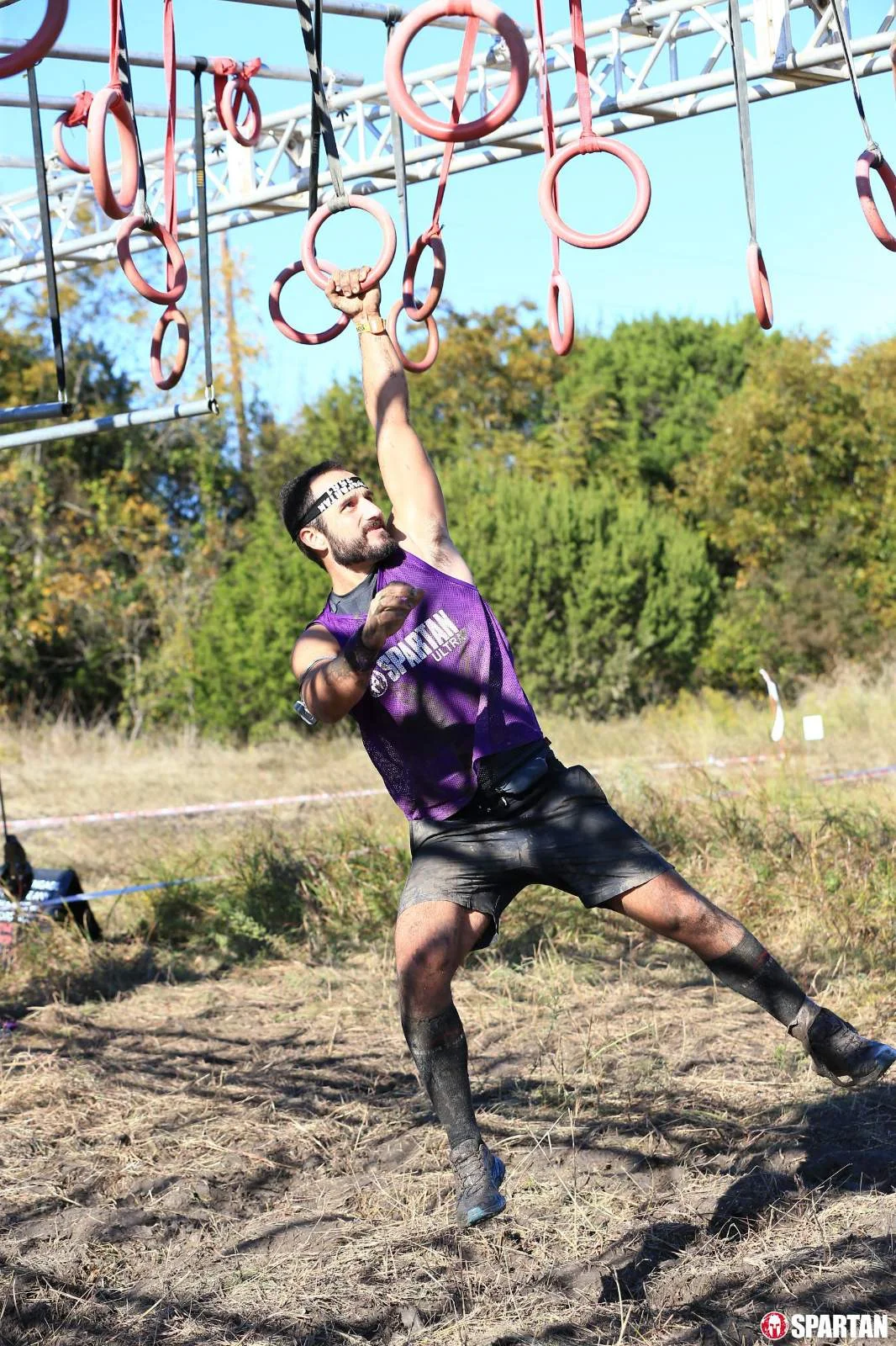 Coach Ryan during his Spartan Super Beast. Super beast is 32 miles and 60+ obstacles. Awesome job!
