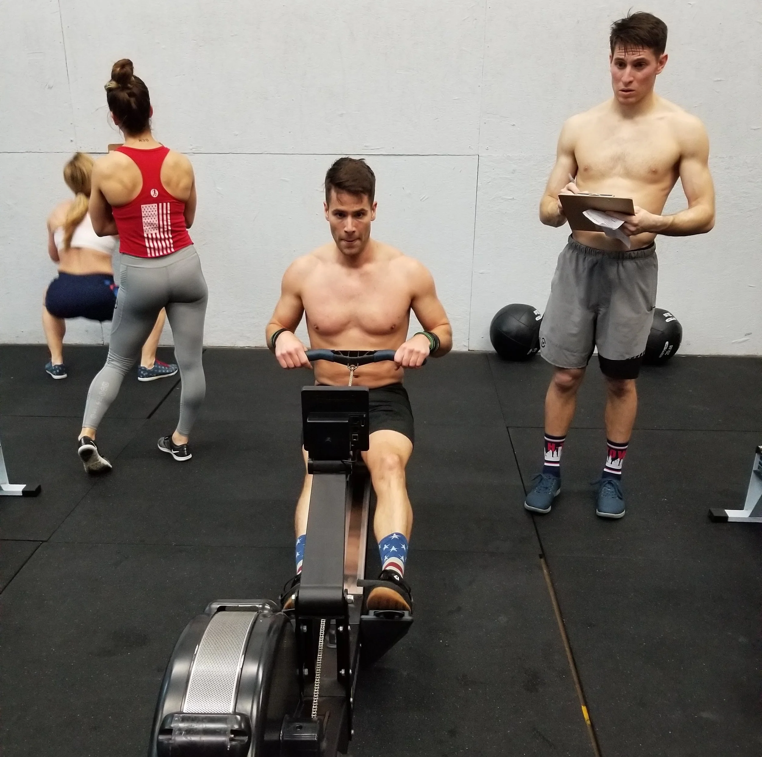 Phillip in the zone during 19.1, while Vincent is very concerned!