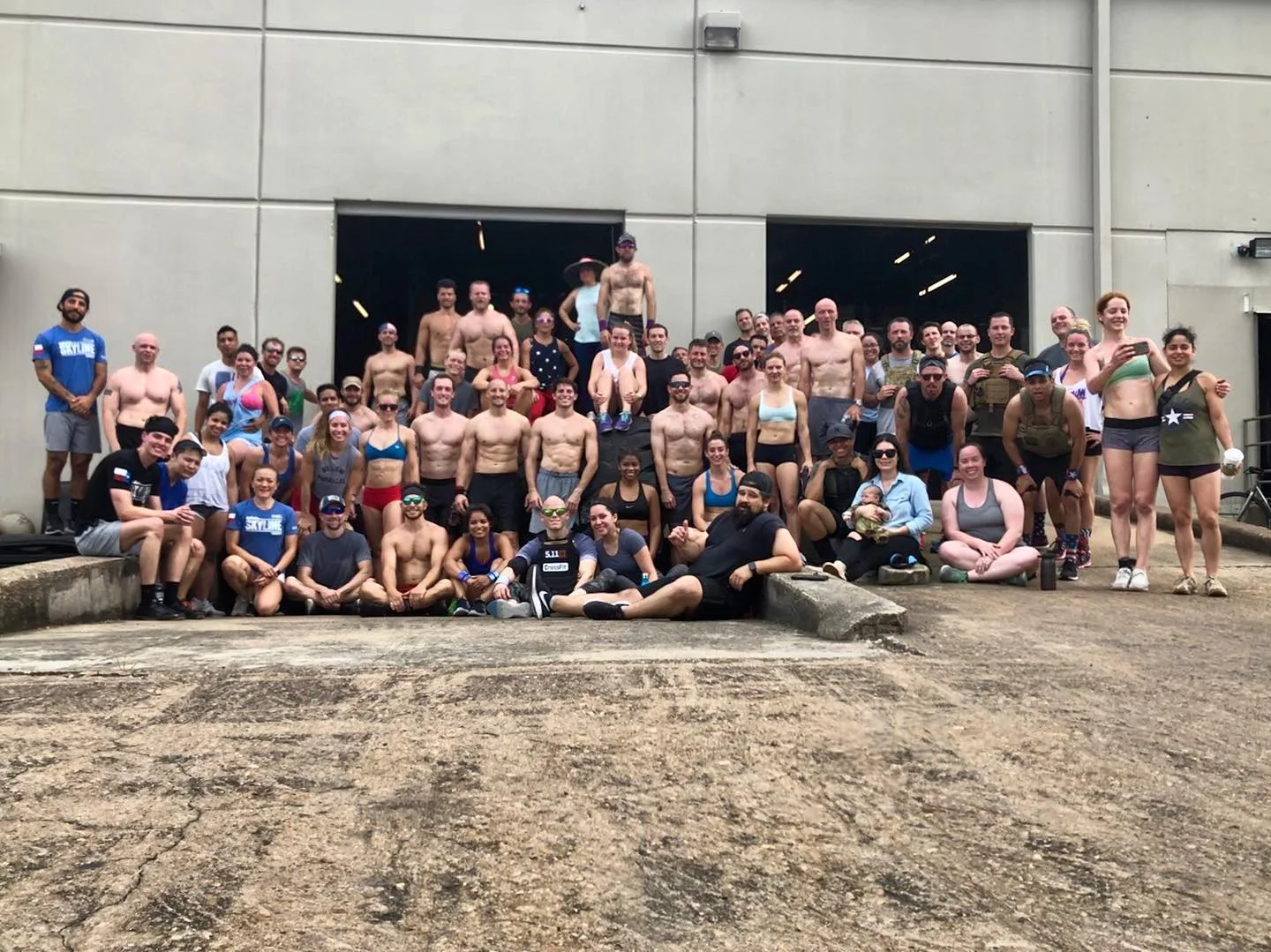 Heres is a picture who participated in Murph on Memorial Day. With all of you help we donated $455 to the National Coalition of Homeless Veterans. Nice work!