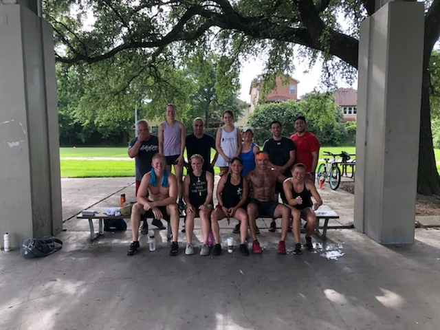 A fun group during the Park WOD this past Saturday!