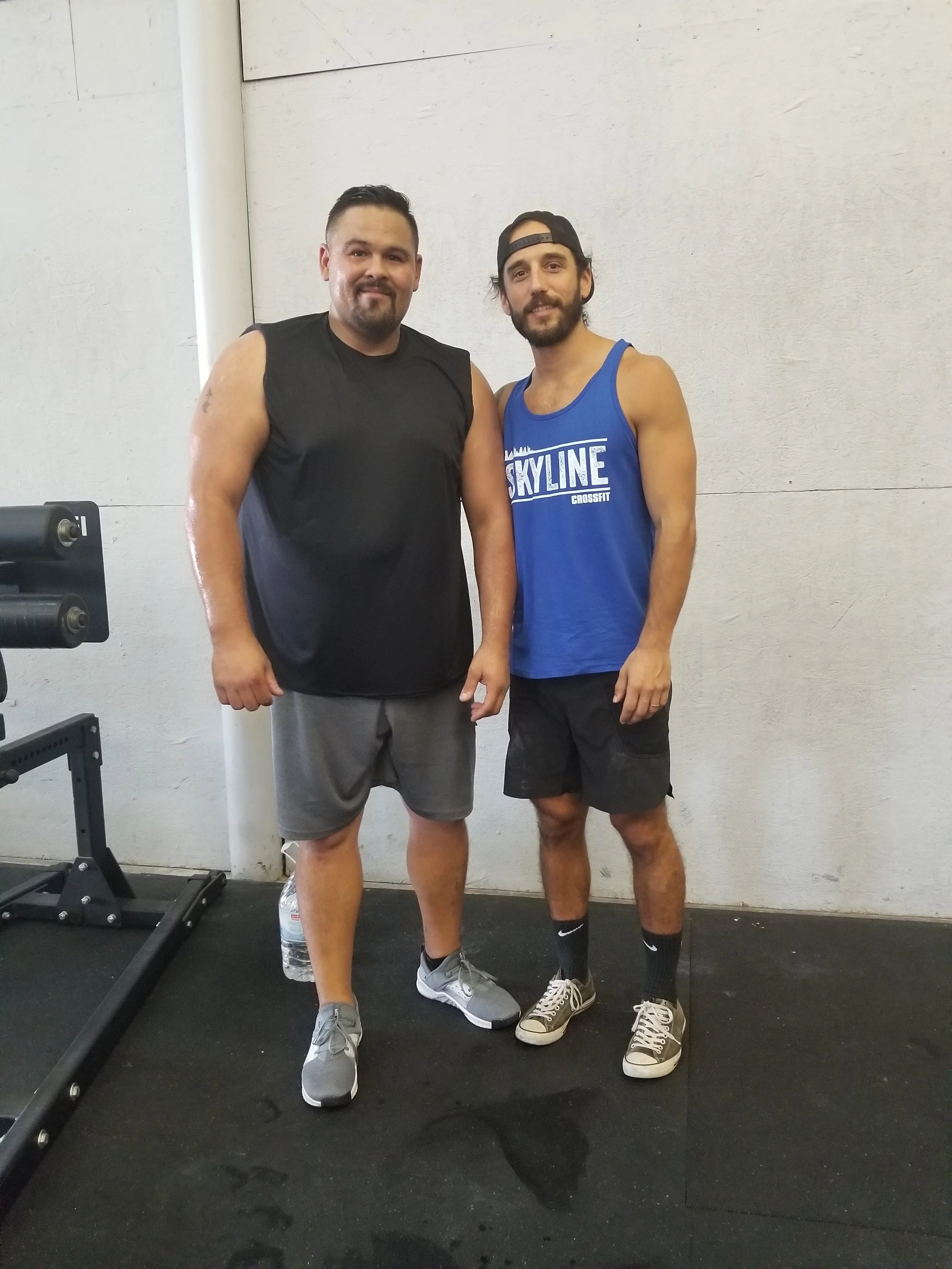 Welcome Abe Tovar to Skyline CrossFit. He just graduated his foundations. Abe was referred here by his friend Aldo and you can see both of them at the 4pm evening classes!