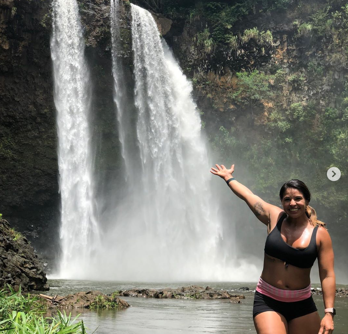 Coach Crystal enjoying her time in Hawaii.