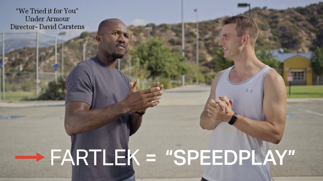 Key makeup for Under Armour - Director David Carstens.