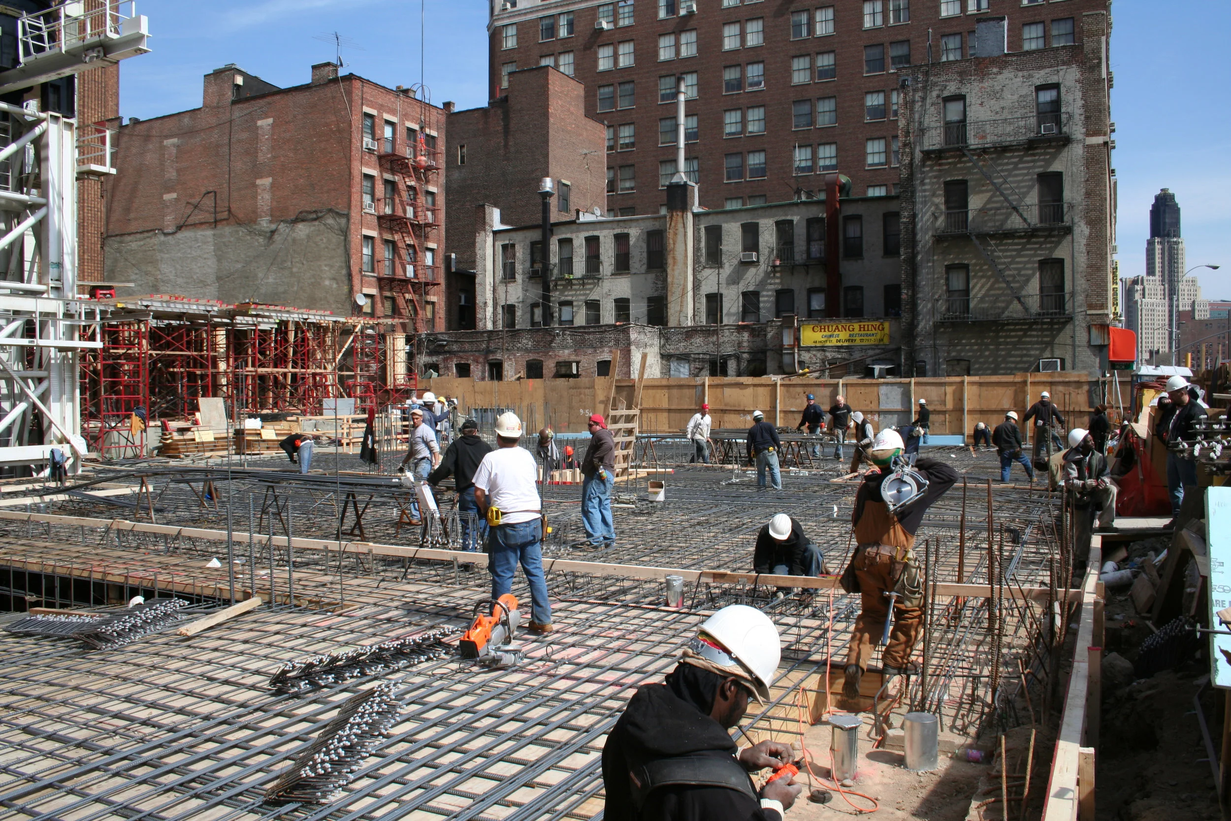 Downtown Brooklyn, Construction