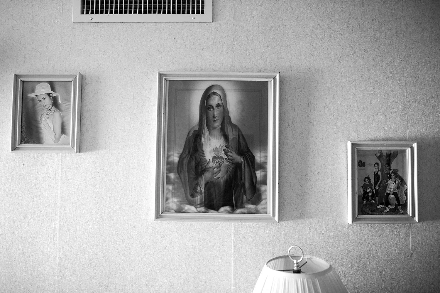 With not much financial aid, the Ramirez' decorate their home with pictures of loved ones and appliances and trinkets found in the hallways of Bowling Green Towers that would otherwise be thrown out to for garbage. Abdel considers himself a decent handyman and has fixed lamps and a stereo system on which they love to play Cuban music.