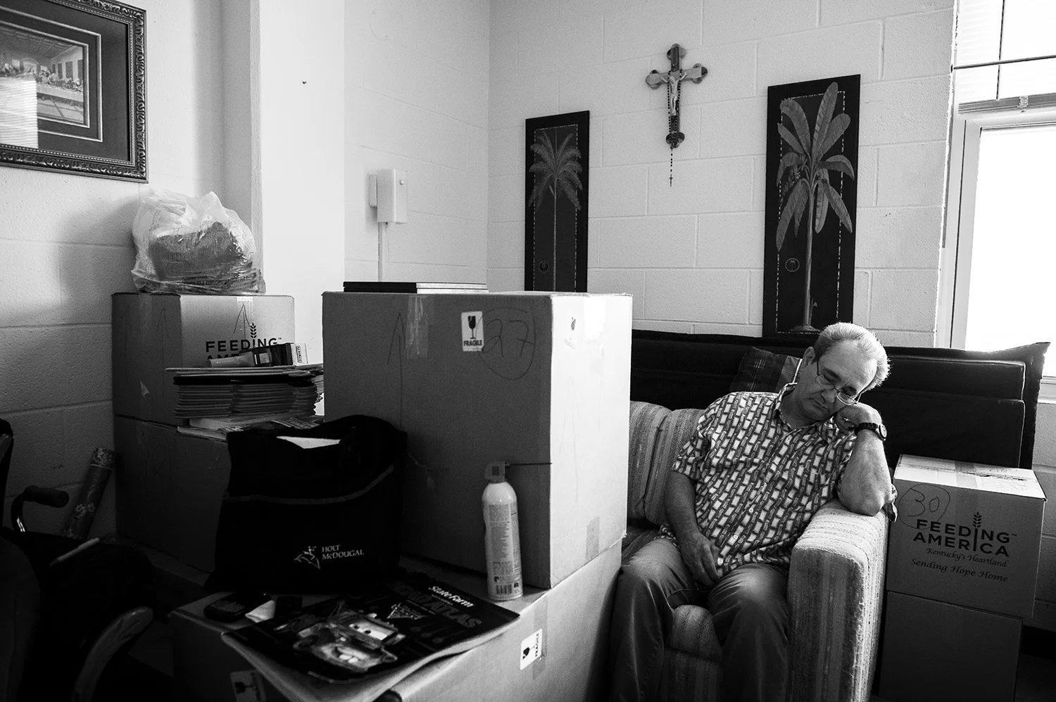 The Ramirez' live with their possessions boxed up, waiting for a confirmation to live in a more suitable environment to accommodate their health problems. The government has denied multiple locations that would prevent Abdel and Alina from walking the 4 flights of stairs to their room when the elevators go out, and to escape the tobacco smoke filled hallways. Despite the denials, the Ramirez' live in optimism for their future, and are thankful for how far they've come.
