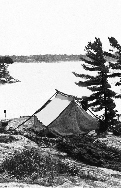 The Ojibway employed as many as 25 fishing guides a season. Many camped with their families on the back of the island for the summer. 