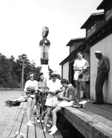 For many, the proof that a summer holiday had truly begun was the first sight of Bert Bruckland’s familiar face. For 50 years, Bert was simply always there – chatting, overseeing, advising, warning, assisting. He had many duties at the Ojibway, but his hardware store (right) was the centre of his operations.