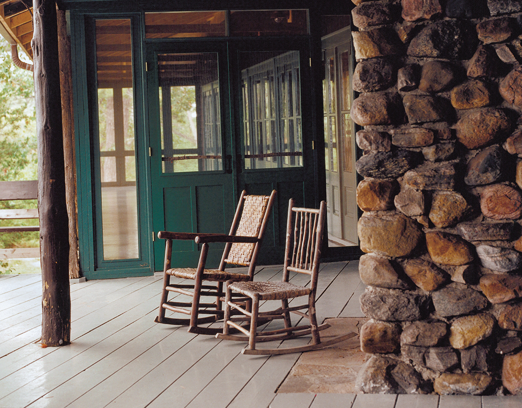 For those who were not fishing enthusiasts, the Ojibway’s veranda was the place to pass the tranquil hours of hotel life. Books were read there, letters were composed, diaries were kept up to date. There was a view of the water, cover from the sun and the rain, and on chilly days a fire was always crackling cheerfully in the big stone fireplace. 