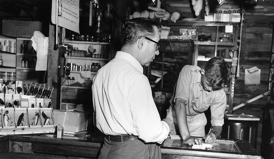 Live bait, lures, rods, reels and line were always available at the Ojibway store for guests and islanders alike. But it was the guests who competed for the coveted hotel fishing trophies. They were presented with fanfare – for the biggest catch of the week and of the season.