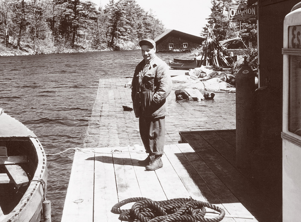 For years, Albert Desmasdon made things work at the Ojibway. Not only did he look after the boats, he was in charge of all maintenance. Everything from generators to ice came under Albert’s purview. It was Hamilton Davis who funded his two years of mechanical training.