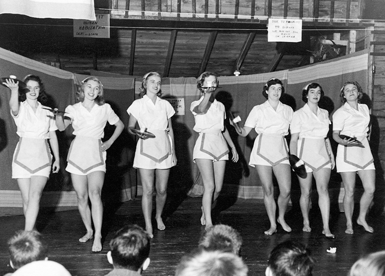 During the war, life at the Ojibway revolved around letters from loved ones, ration coins and coupons, and dances where the young men were usually a little younger than the girls might have wished. Still, aside from the worry and the anxiety about the news from overseas – which was sometimes almost unbearable – it was no great hardship being up north for the wartime summers.