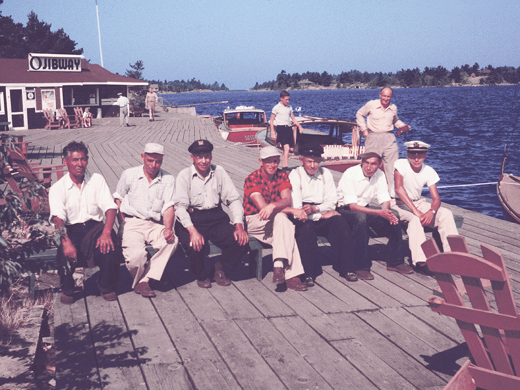 For the first 60 years of its existence, the Ojibway kept its focus on fishing. No other activity came close in importance. Until well into the 1960s, knowledgeable fishing guides who knew the shoals and bays of the area like the back of their hands were a critical part of the hotel’s daily life.