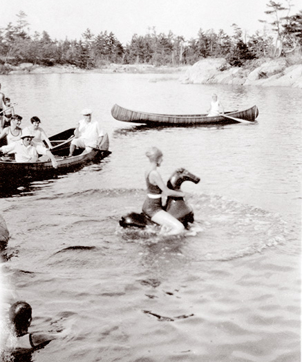 Holidays at Pointe au Baril and at the Ojibway were not fast paced and not crowded with events. Things moved slowly. Swimming parties, picnics, canoeing, sailing races – all provided opportunities for families to relax and get together.