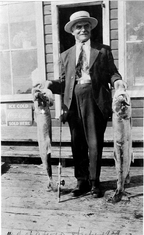 At the hub of the Village were the commercial fishing operation run by Harry Oldfield.