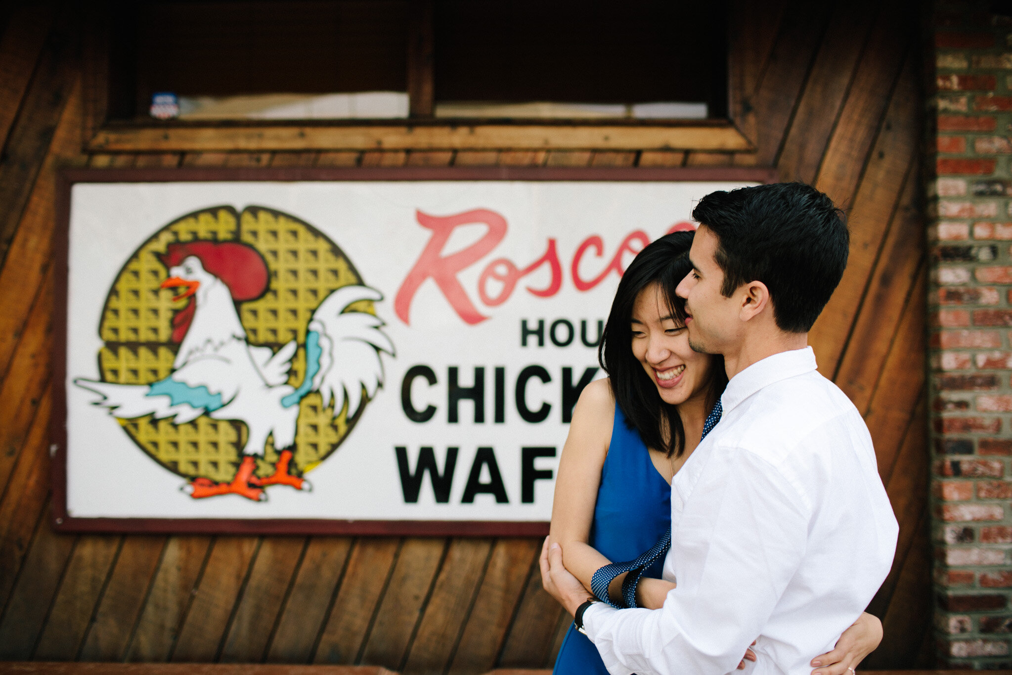 roscoes chicken and waffles engagement-101.jpg