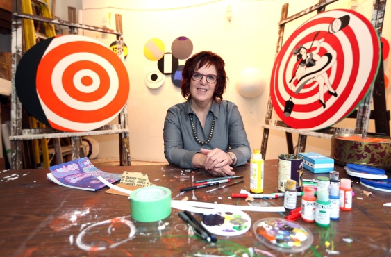 Sandra Meigs has won a 2015 Governor General's Award for Visual and Media Arts for her contributions to Canadian culture. Photograph by BRUCE STOTESBURY, Times Colonist
