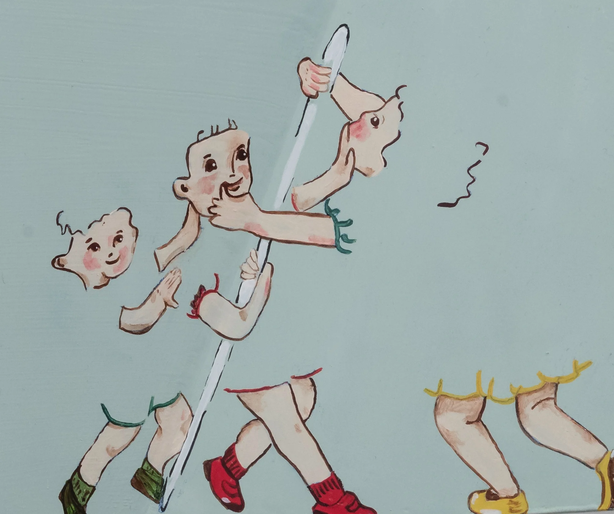 Three Children from the Scewey Louie series (detail)