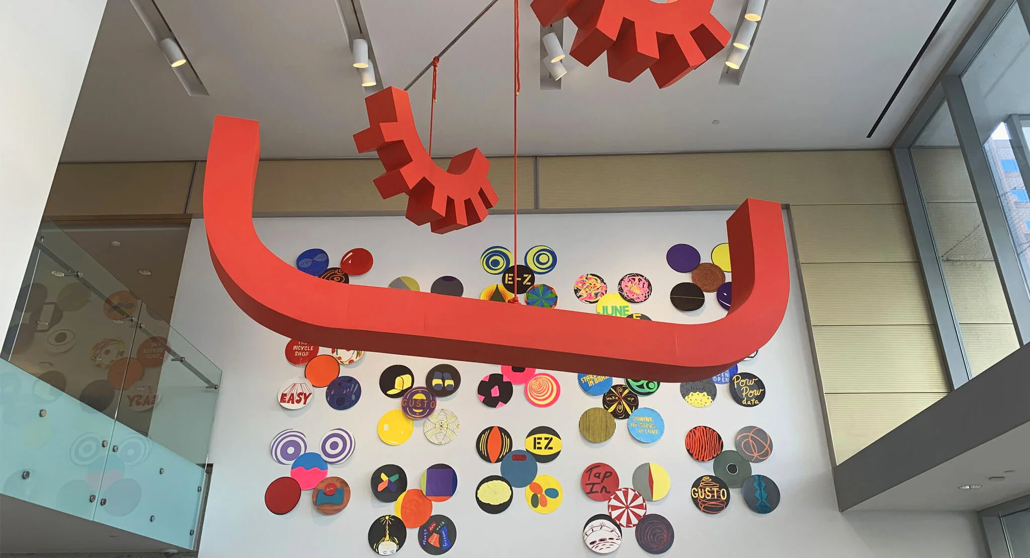 Installation view of Sandra Meigs: Imaginal Worlds, 2020.