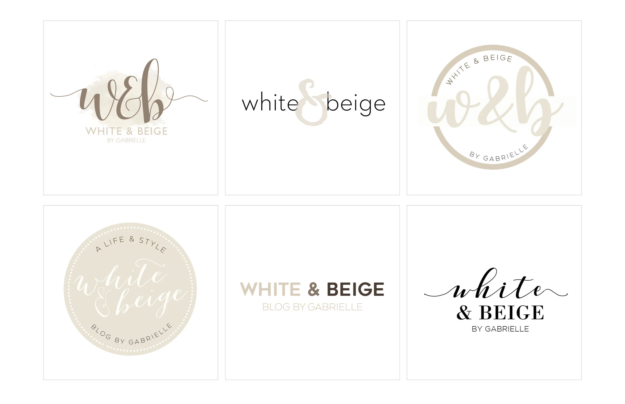  First round of logos 