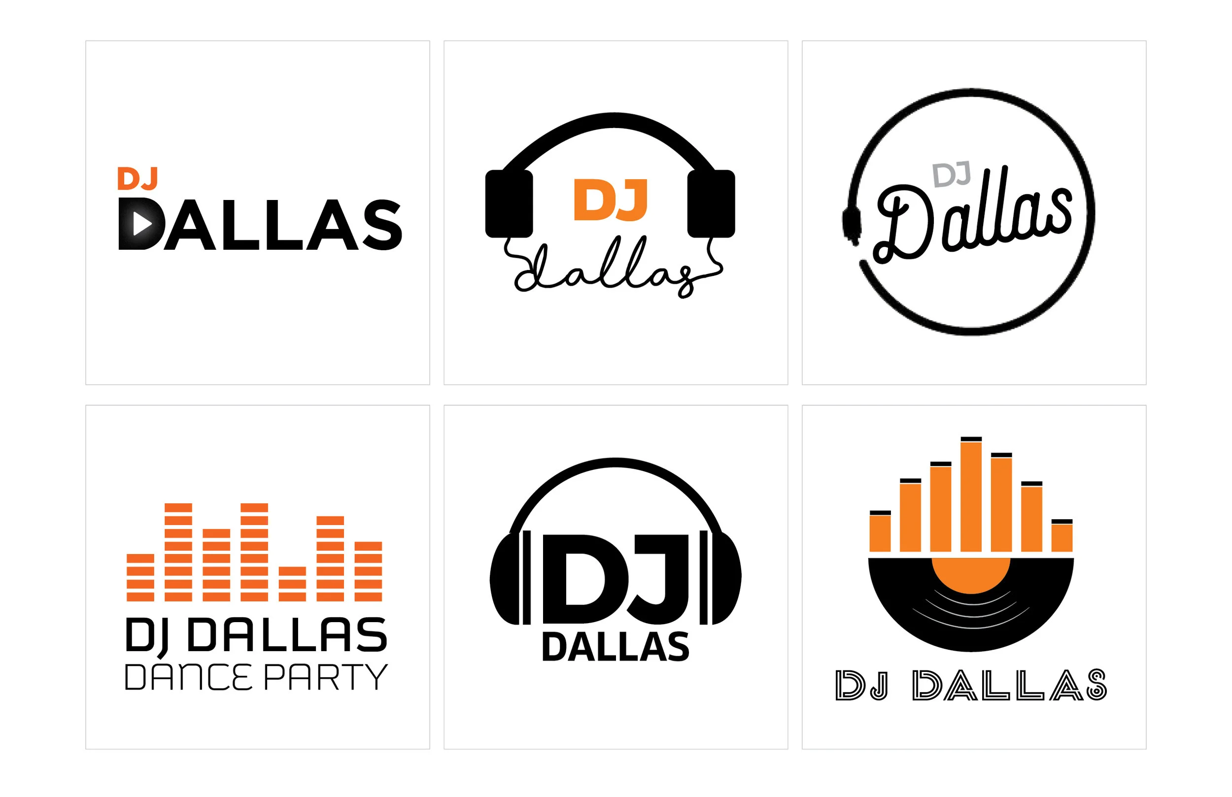  First round of logos 