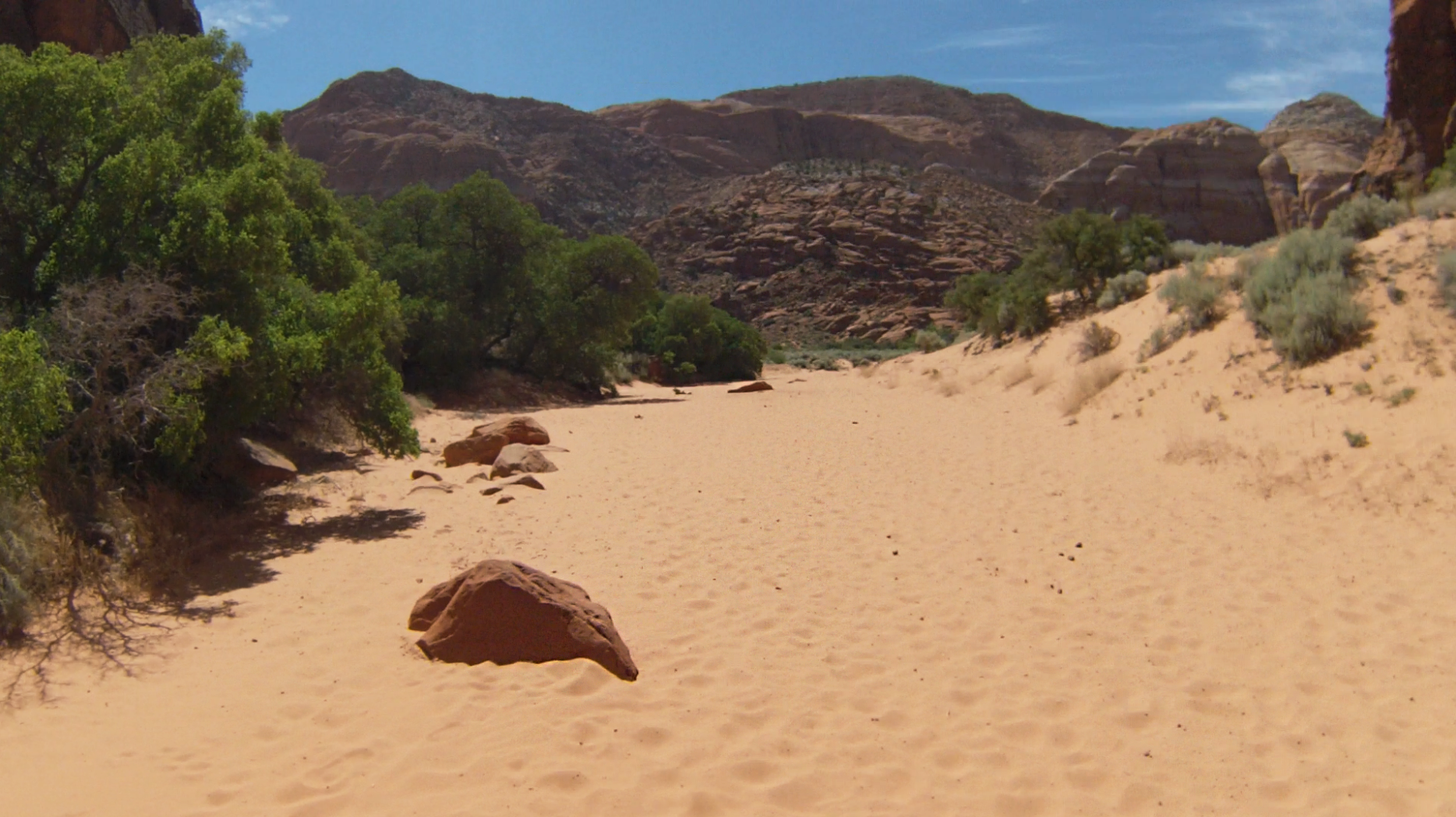 No snow in Snow Canyon