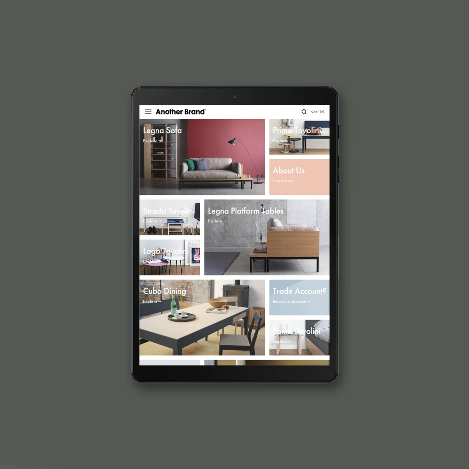 Design direction brand, graphic and web design