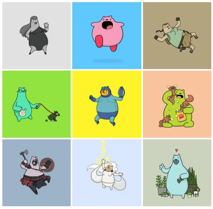 100 Bears - Wave 1 Prints — Kill Taupe