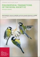 Our Theme Issue in PhilTransB is out!